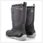 Сиви детски ботушки, pvc материя и текстилна материя - ежедневни обувки за есента и зимата N 100025108